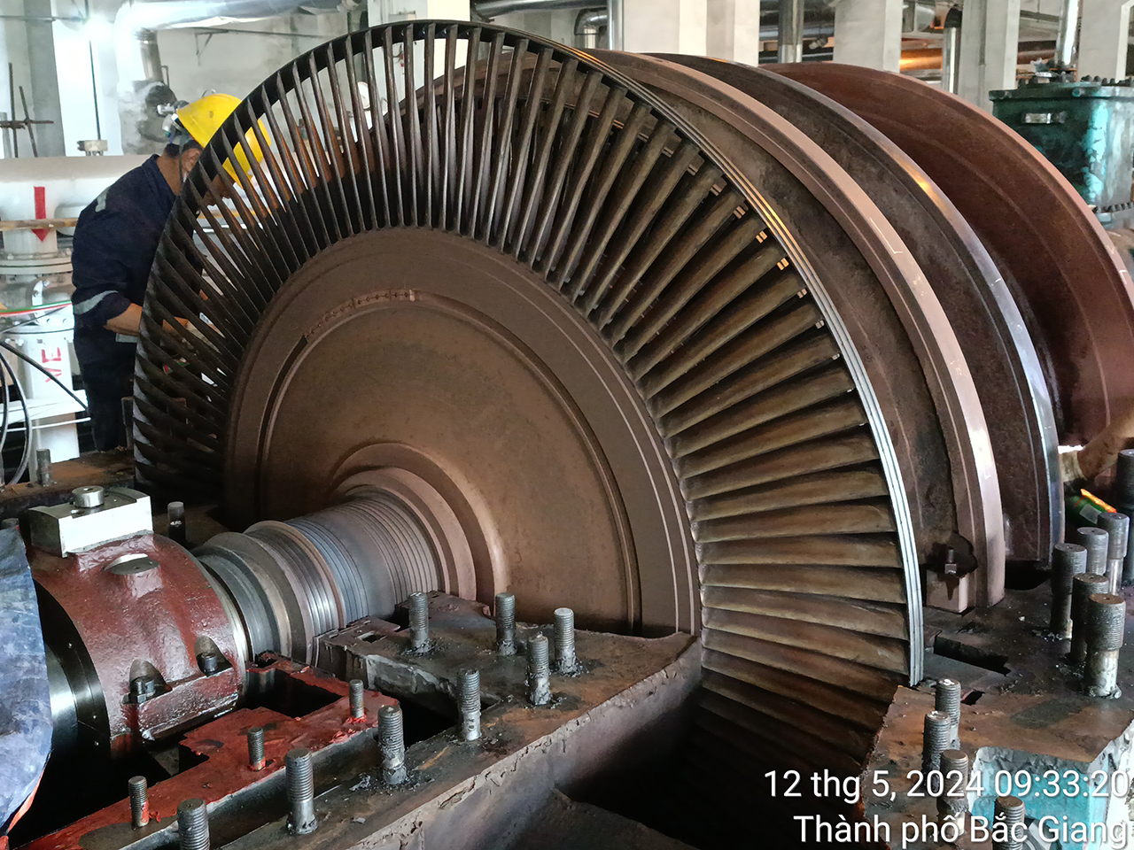 Maintenance, repair of steam turbine U30401B